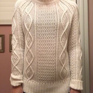 White JCrew sweater